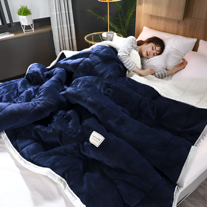 Sherpa Fleecedeken Superzacht Warm Plaid Fleece Meerdere Maten Flockpatroon