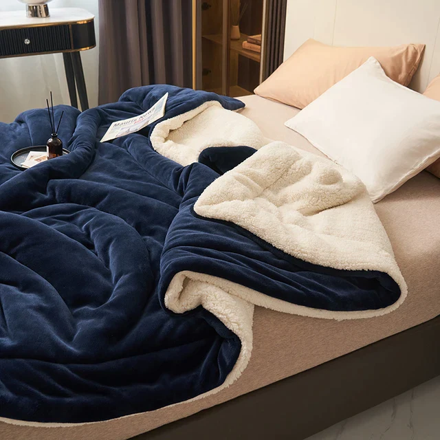 Luxe Flanel Fleece Plaid – Zachte Knuffelplaid voor Koude Avonden en Comfortabel Gebruik