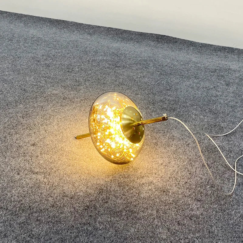 Glazen hanglamp LIV met rookachtige afwerking en warm wit licht – scandinavisch design met handafgewerkt glas – 3 maten beschikbaar
