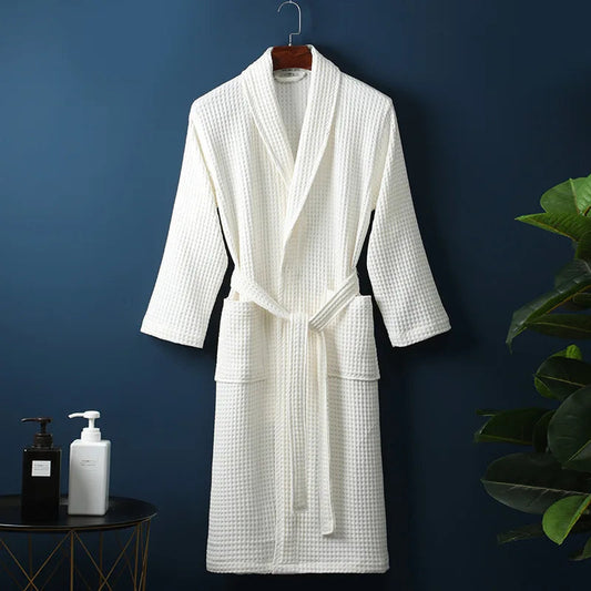Katoenen Badjas voor Dames en Heren – Zacht, Absorberend en Comfortabel – Tijdloze Stijl