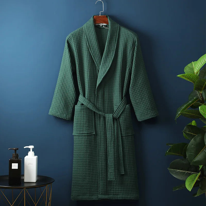 Katoenen Badjas voor Dames en Heren – Zacht, Absorberend en Comfortabel – Tijdloze Stijl