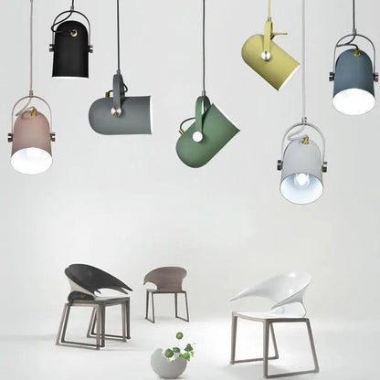 Moderne Hanglamp met Verstelbare Kabel voor Slaapkamer – Scandinavisch Design met Kleuraccenten