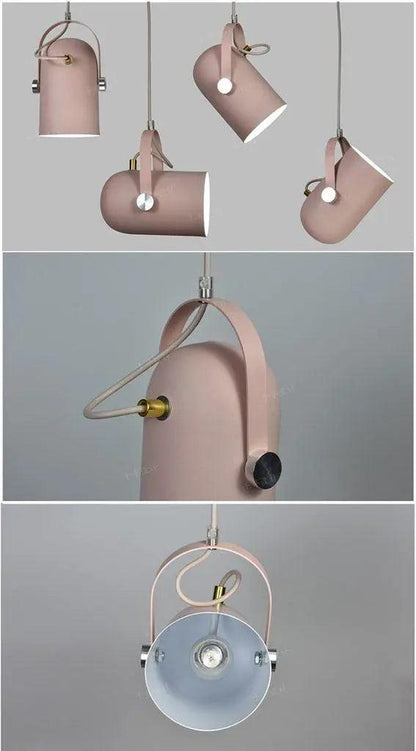 Moderne Hanglamp met Verstelbare Kabel voor Slaapkamer – Scandinavisch Design met Kleuraccenten