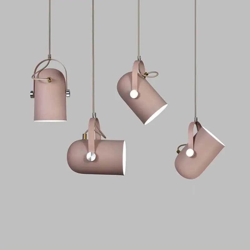 Moderne Hanglamp met Verstelbare Kabel voor Slaapkamer – Scandinavisch Design met Kleuraccenten