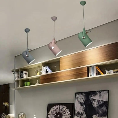 Moderne Hanglamp met Verstelbare Kabel voor Slaapkamer – Scandinavisch Design met Kleuraccenten