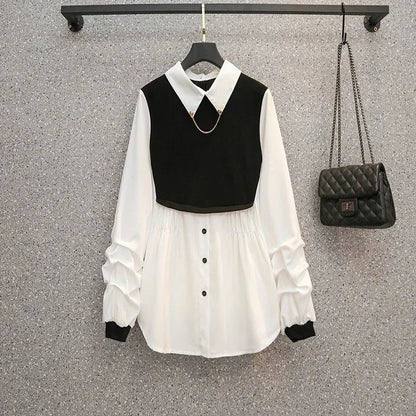 Oversized Damesblouse Fijn Merkkwaliteit