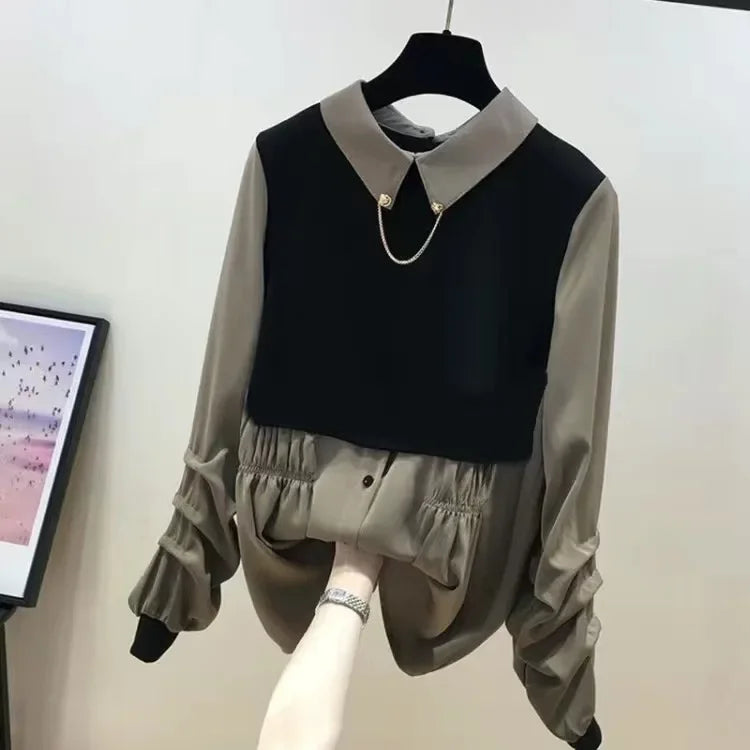 Oversized Damesblouse Fijn Merkkwaliteit