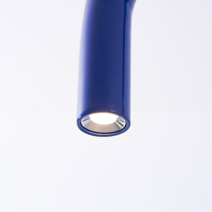 Moderne Kroonluchter met Cirkelvormige M-Bogen – 4, 7 of 9 Lichtpunten in Wit, Zwart of Blauw