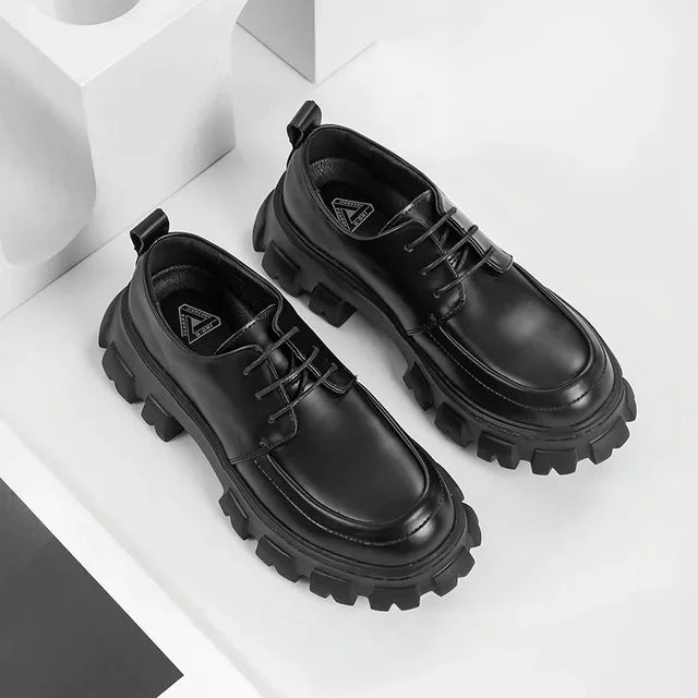 Leren Derbyschoenen voor Mannen Modern Design