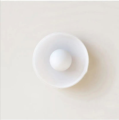 Glazen Plafondlamp Scandinavische Stijl Groen Geel Wit – Sfeervolle Verlichting voor Woonkamer Slaapkamer