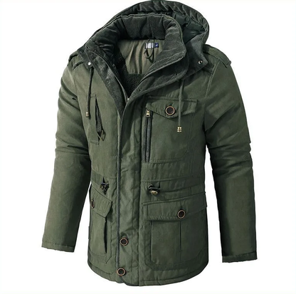 Warme Winterjas met Bontvoering voor Dames