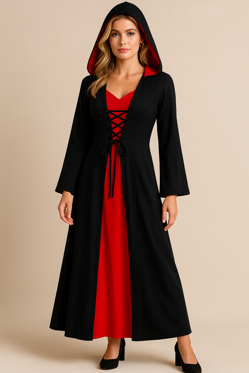 Dames Capuchonjurk Warm en Stijlvol - StudioMarella