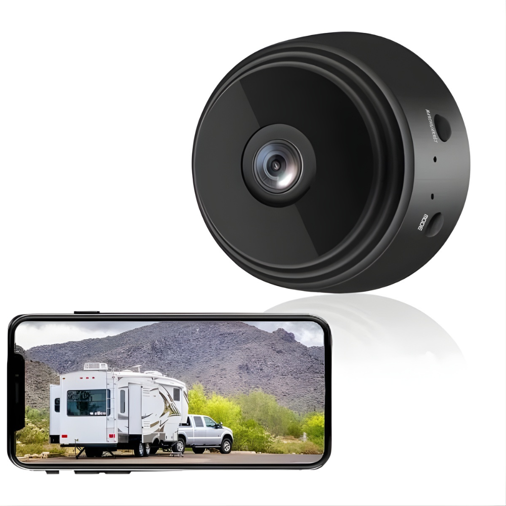 Full HD Draadloze Achteruitrijcamera 720P Camper Vrachtwagen Aanhanger 128GB 360° Roterende Magneethouder
