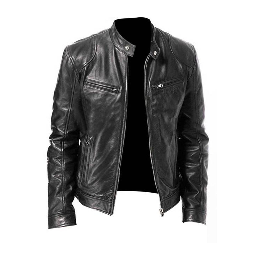Leren Jas Heren Klassiek Stijl - StudioMarella