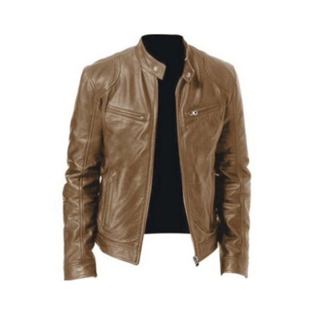 Leren Jas Heren Klassiek Stijl