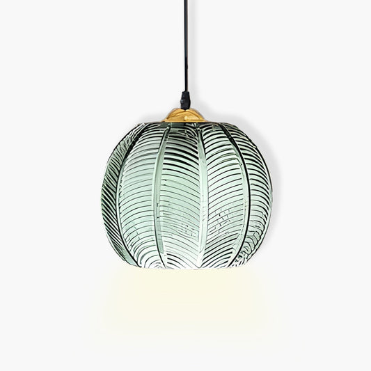 Hanglamp Glas Retro Ribbel Design E27 Plafondlamp Woonkamer