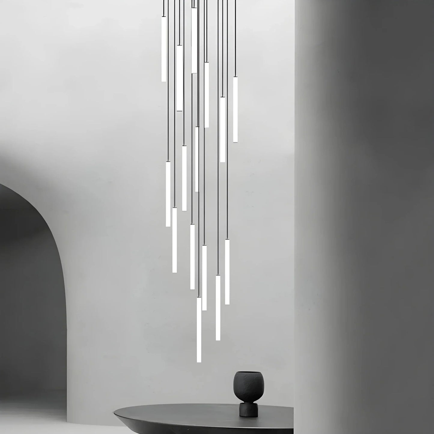Trap Hanglamp Hoog Plafond Spiraal LED Meerdere Lichts Modern