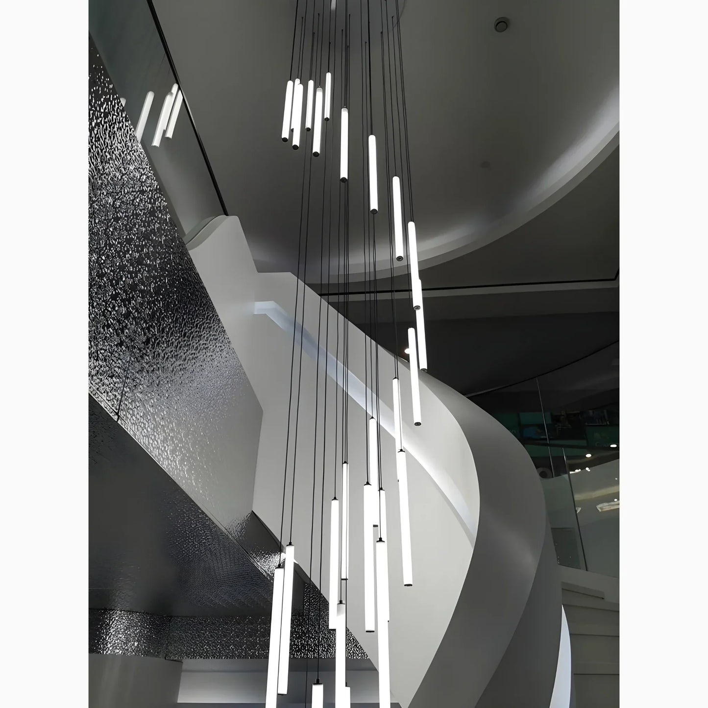 Trap Hanglamp Hoog Plafond Spiraal LED Meerdere Lichts Modern