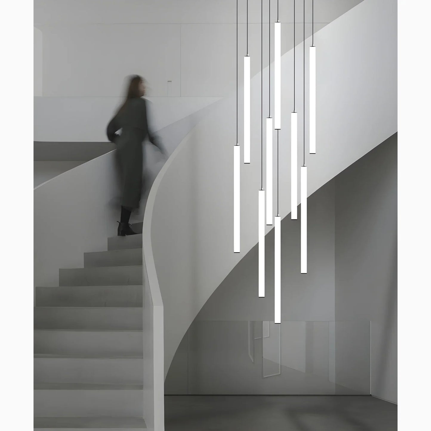 Trap Hanglamp Hoog Plafond Spiraal LED Meerdere Lichts Modern