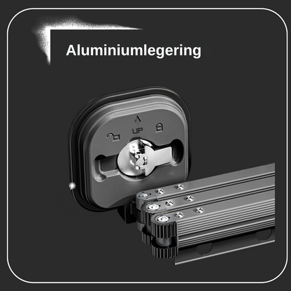 Inklapbaar Wasrek voor Aan de Muur of Deur - Ruimtebesparend Opvouwbaar Droogrek - Compact & Veelzijdig Design voor Kleine Ruimtes