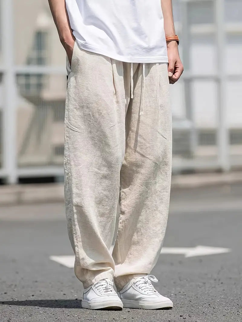 Vrouwen Broeken Lino Losse Zomerbroek - StudioMarella
