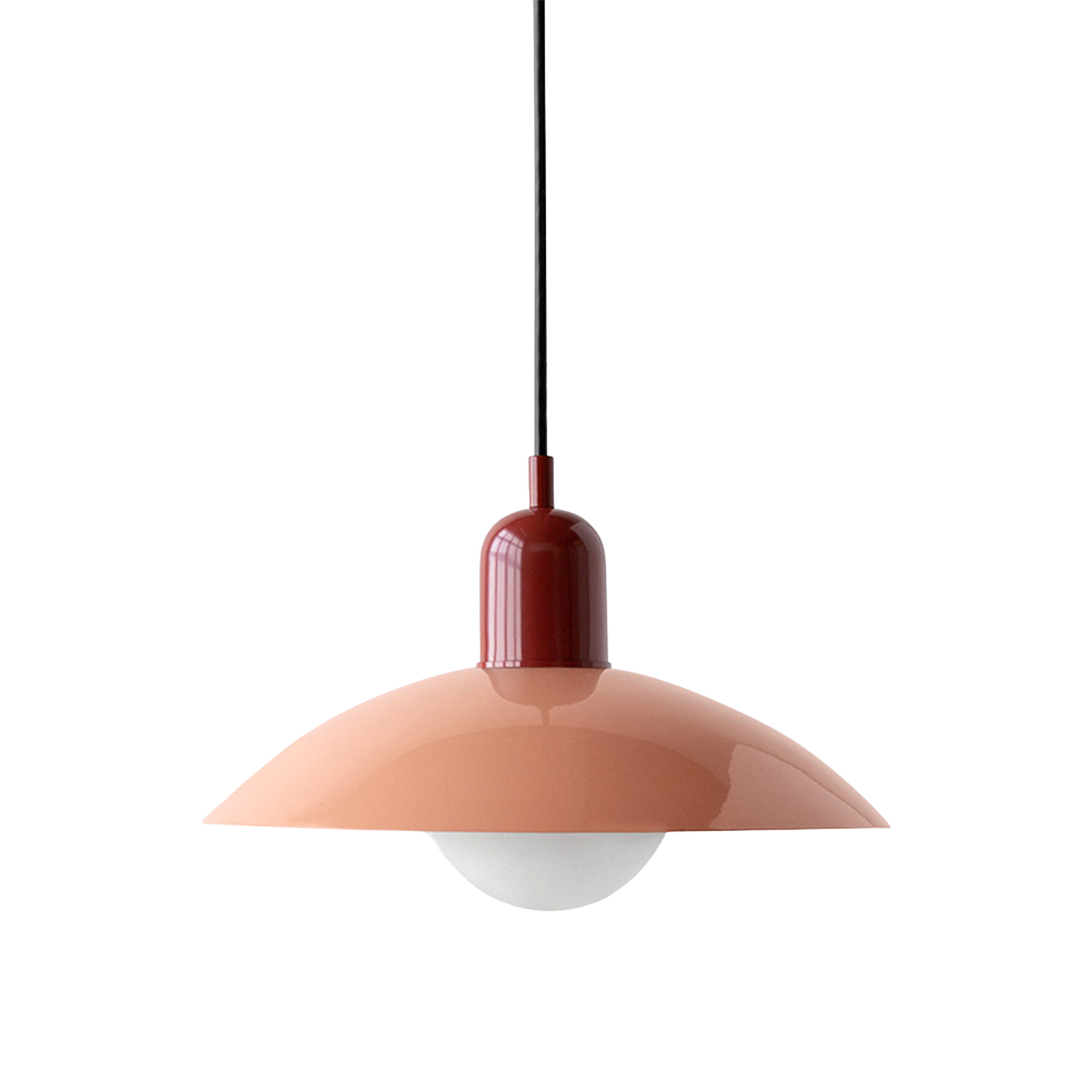Macaron hanglamp Ø32 cm ijzer zwart wit eettafel verlichting Scandinavisch design keuken lamp modern minimalistisch