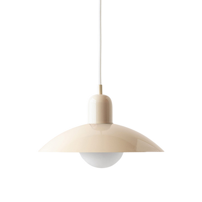 Macaron hanglamp Ø32 cm ijzer zwart wit eettafel verlichting Scandinavisch design keuken lamp modern minimalistisch