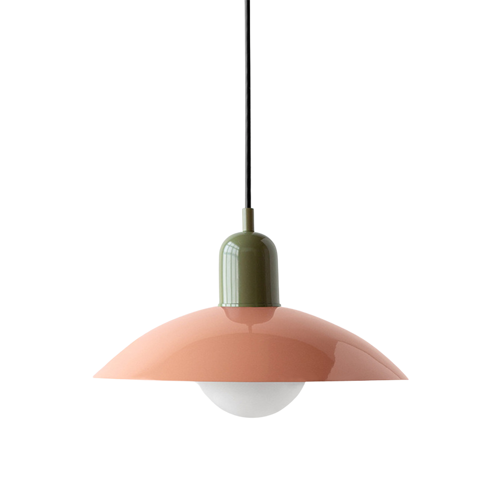 Macaron hanglamp Ø32 cm ijzer zwart wit eettafel verlichting Scandinavisch design keuken lamp modern minimalistisch