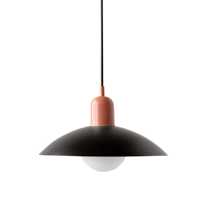 Macaron hanglamp Ø32 cm ijzer zwart wit eettafel verlichting Scandinavisch design keuken lamp modern minimalistisch