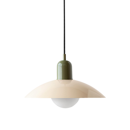 Macaron hanglamp Ø32 cm ijzer zwart wit eettafel verlichting Scandinavisch design keuken lamp modern minimalistisch
