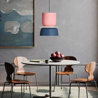 Sansoti | Lucie Nordic Hanglamp met Kleuraccenten