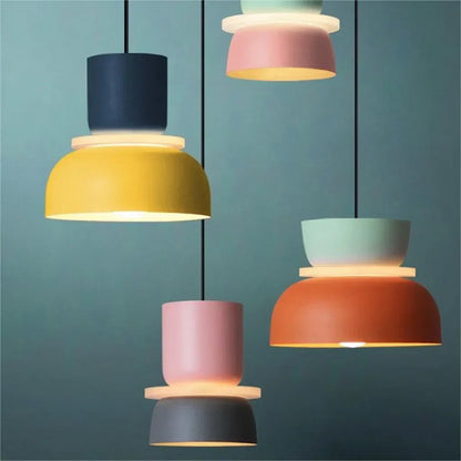 Sansoti | Lucie Nordic Hanglamp met Kleuraccenten