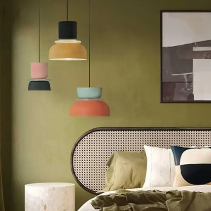 Acryl Hanglamp Nyra Meerkleurig Lampenkap Bolvorm Met E27 Fitting Drie Verlichtingsmodi