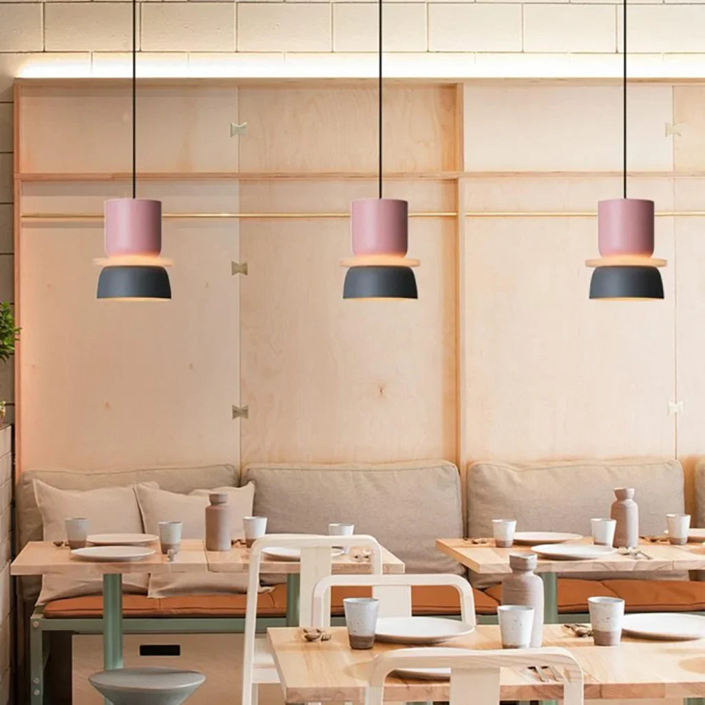 Sansoti | Lucie Nordic Hanglamp met Kleuraccenten