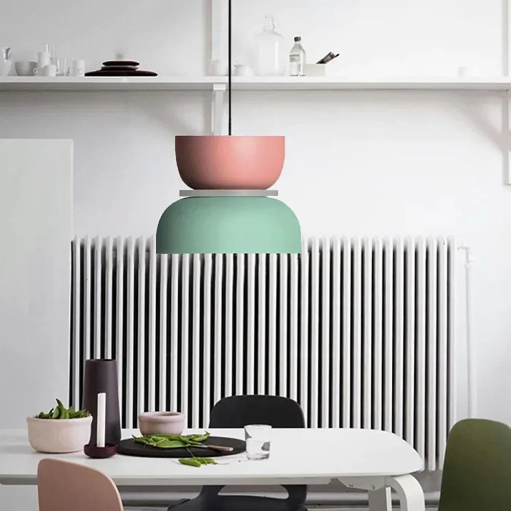 Sansoti | Lucie Nordic Hanglamp met Kleuraccenten
