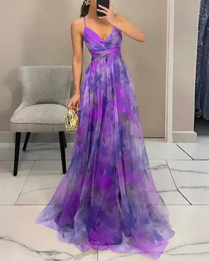 Madeline | Maxi Jurk Dames Met Bloemenprint 11
