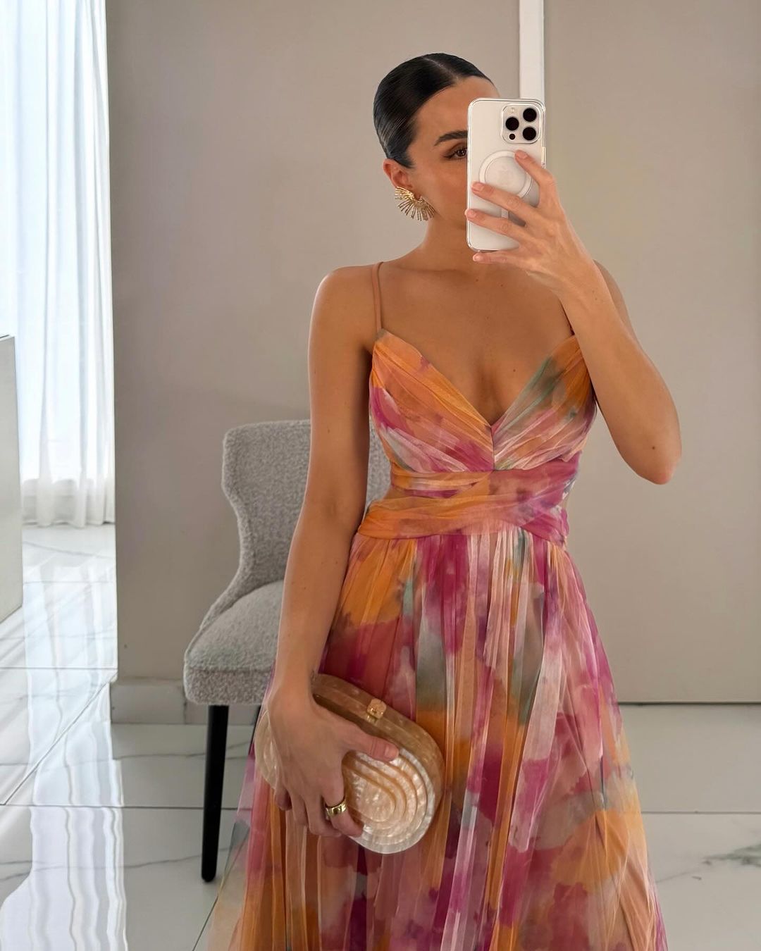 Madeline | Maxi Jurk Dames Met Bloemenprint 2
