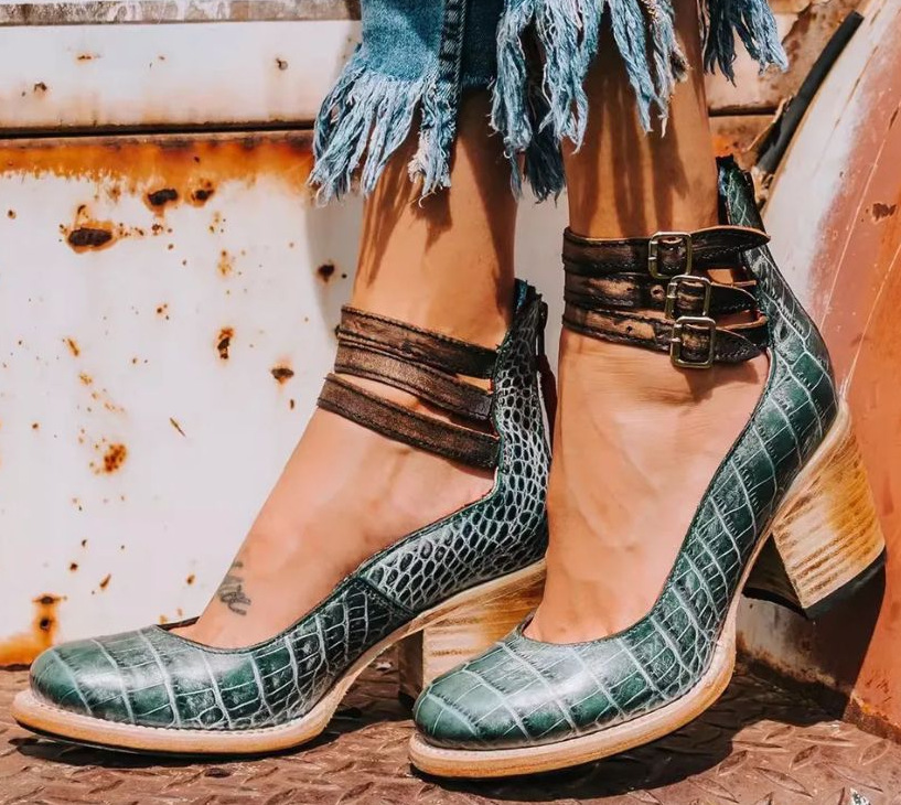 Elegante Hakken met Bandjes Comfortabel Schoenen