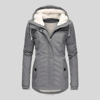 Vrouwen Jas Faux Shearling Voering Warm en Stijlvol