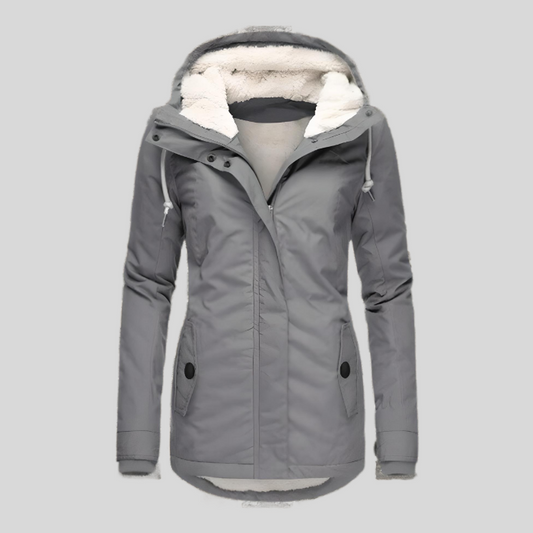 Dames Winterjas Waterdicht met Capuchon en Faux Fur Lining - StudioMarella