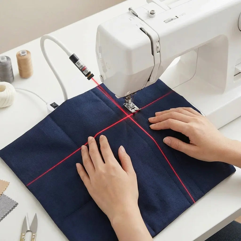 Magnetische Laserassistent voor Naaimachines met Flexibele Arm en USB-Aansluiting