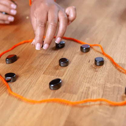 Magnetisch Schaakspel Reiseditie 30×30cm Opvouwbaar Bord Strategisch Bordspel voor Onderweg