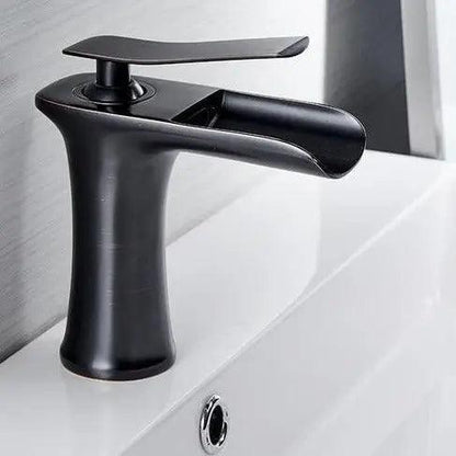 Badkraan Goud Eengreeps Wastafelkraan met Keramische Cartridge Waterbesparend