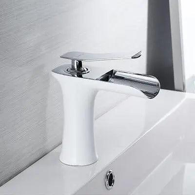 Badkraan Goud Eengreeps Wastafelkraan met Keramische Cartridge Waterbesparend