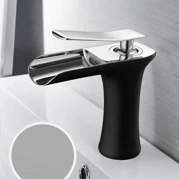 Badkraan Goud Eengreeps Wastafelkraan met Keramische Cartridge Waterbesparend
