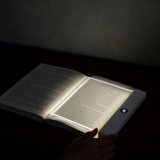 Boeklamp LED Leeslamp Ultra Dun Oplaadbaar Met Drie Lichtstanden Timer En Gelijkmatige Verlichting Zonder Schaduwen Voor Boek En E Reader