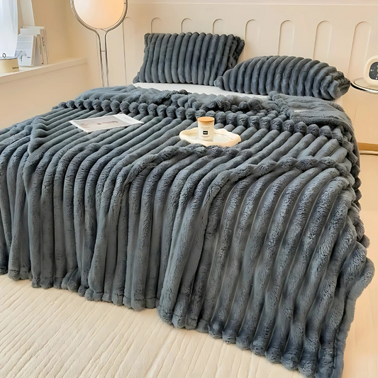Zachte Flanellen Plaid – Luxe & Warme Deken voor Woonkamer en Slaapkamer