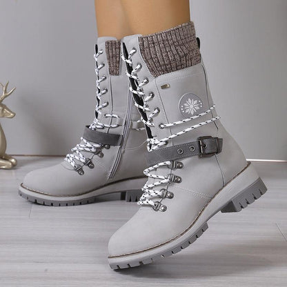 Waterdichte Winterlaarzen met Antislip Zool en Warme Voering