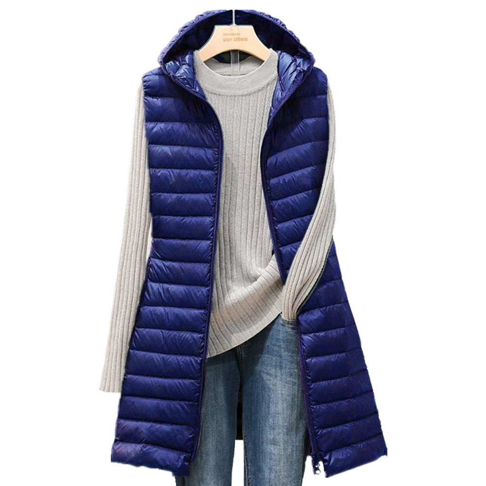 Dames Vest met Capuchon Lichtgewicht Warm voor Herfst en Winter