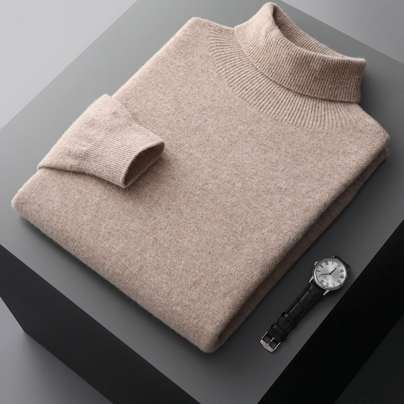Heren Trui - Warme Woltrui met Slim Fit voor Winter - StudioMarella